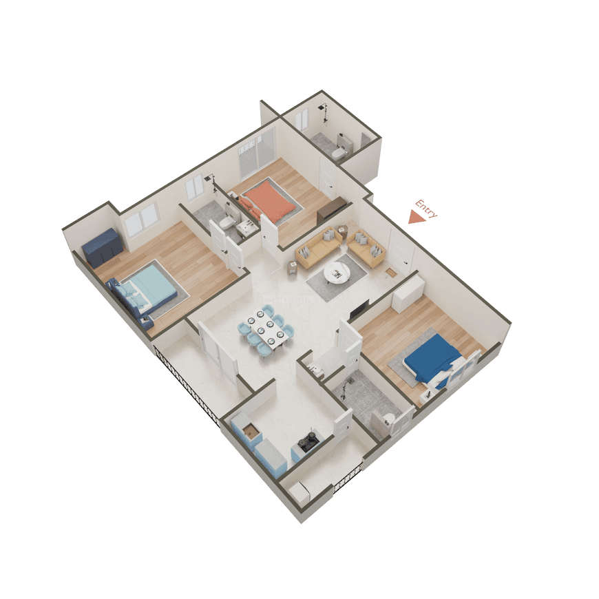 Sun Affordable Flats - Image 83