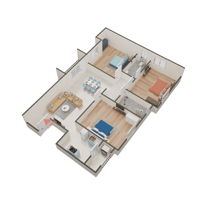 Sun Affordable Flats - Image 73