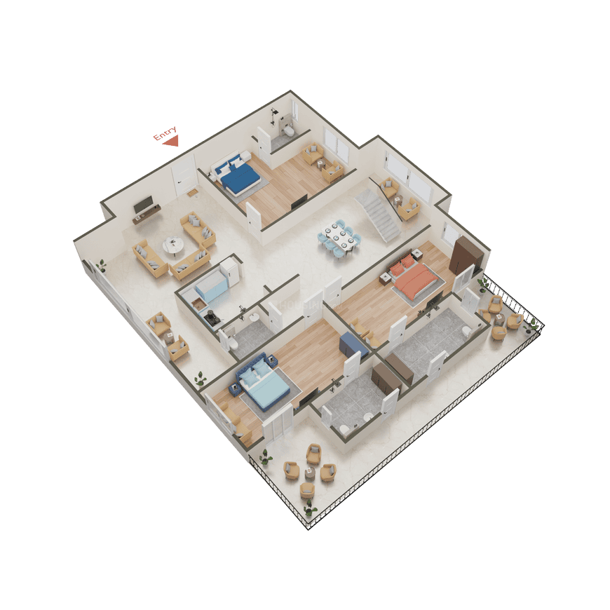 The Leela Sky Villas - Image 58