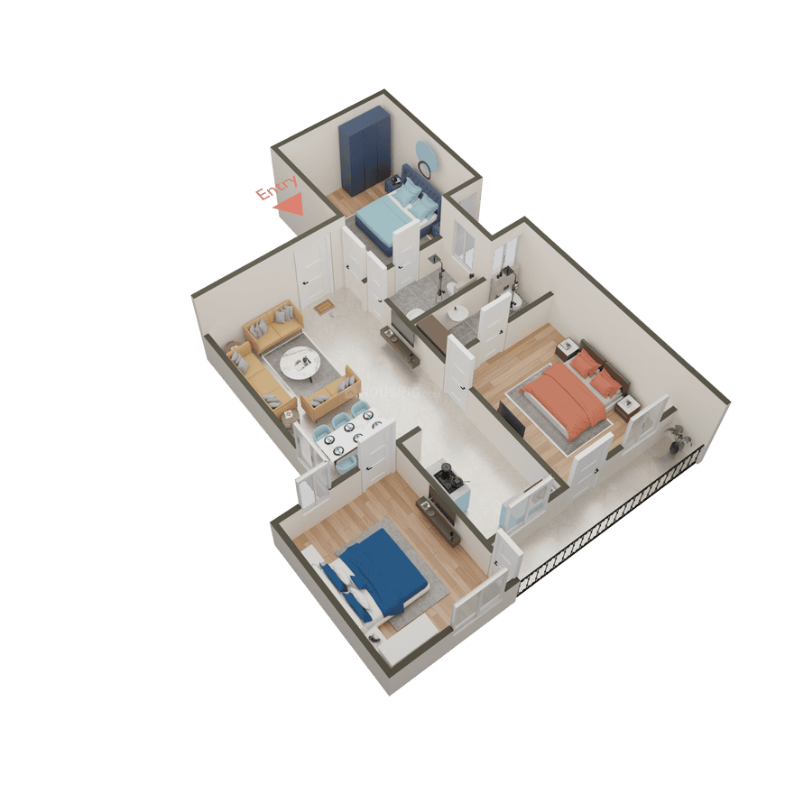 D S Apartments - Image 42