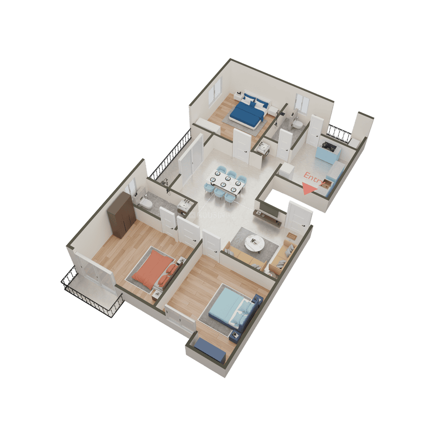 Sun Affordable Flats - Image 68