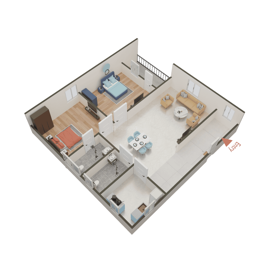 DDA Santushti Apartment - Image 20