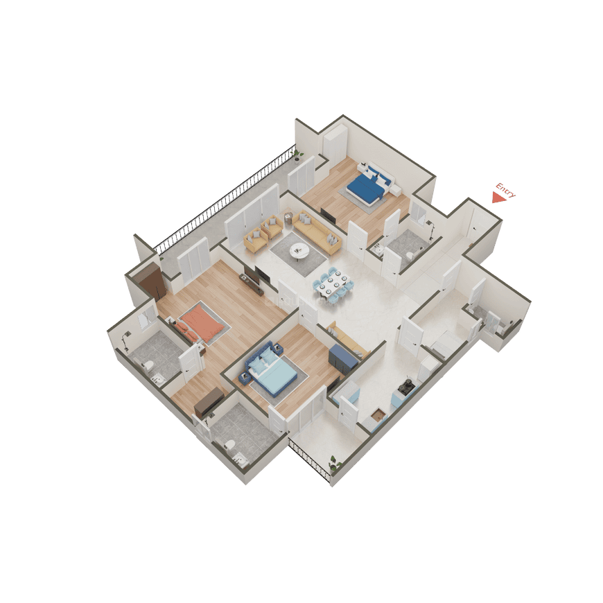 Ajnara Klock Tower - Image 46