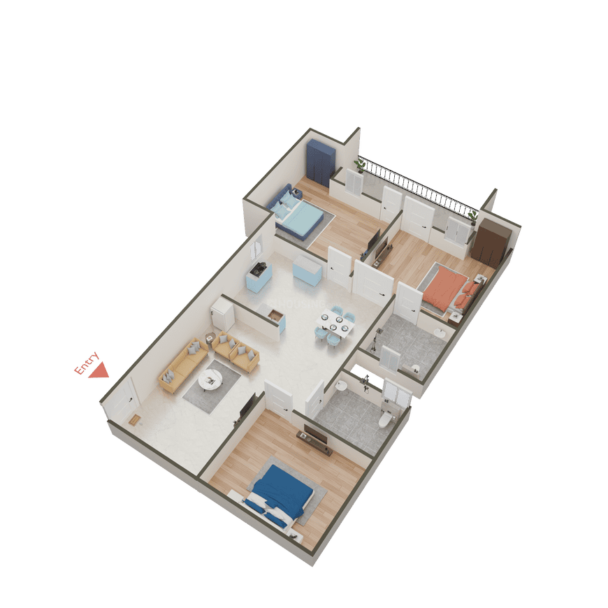 Trivor Aspire Apartment - Image 30