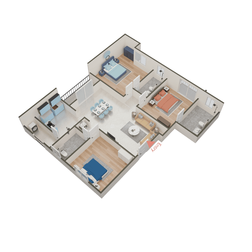 Sun Affordable Flats - Image 84