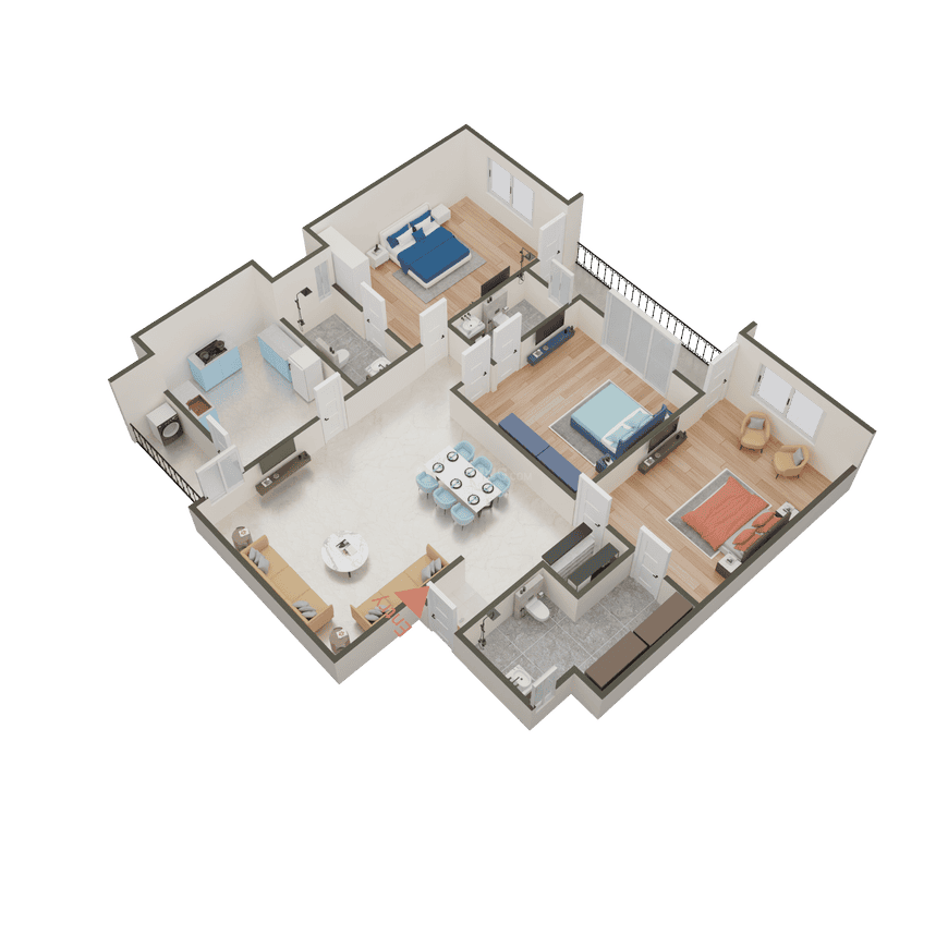 Gem Neelam Apartment - Image 17