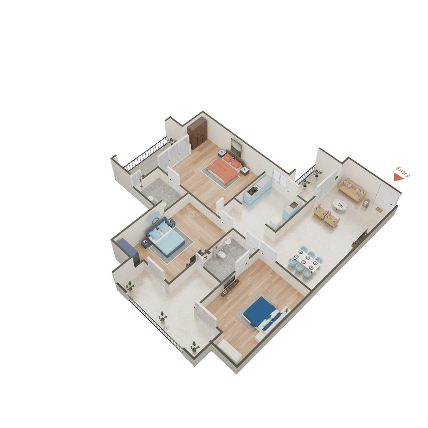 Ajnara Le Garden Phase 3 Tower K L M & N - Image 26