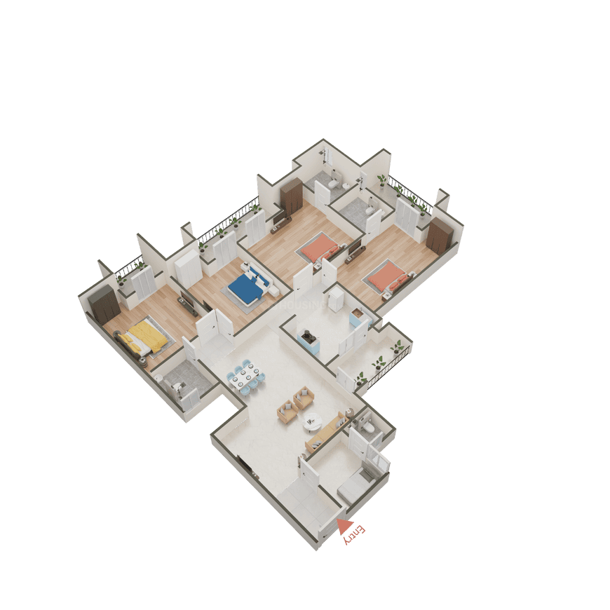 Ajnara Le Garden Phase 3 Tower K L M & N - Image 35