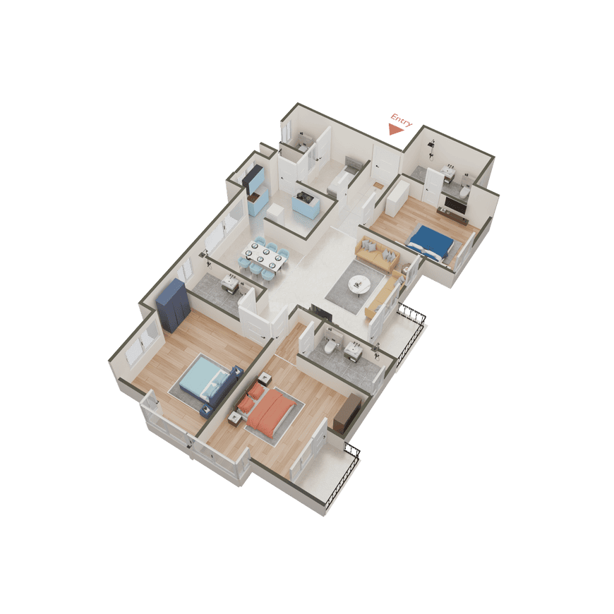 Jaypee Kensington Park Apartments - Image 54