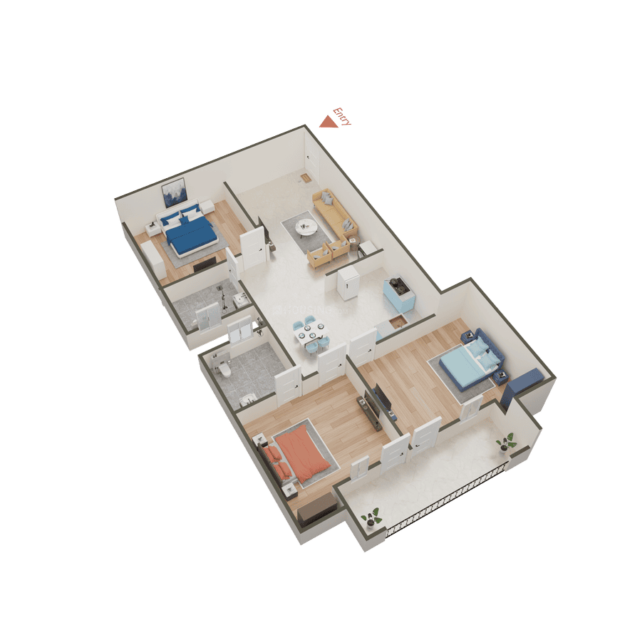 Trivor Urbania Luxury Apartment - Image 23