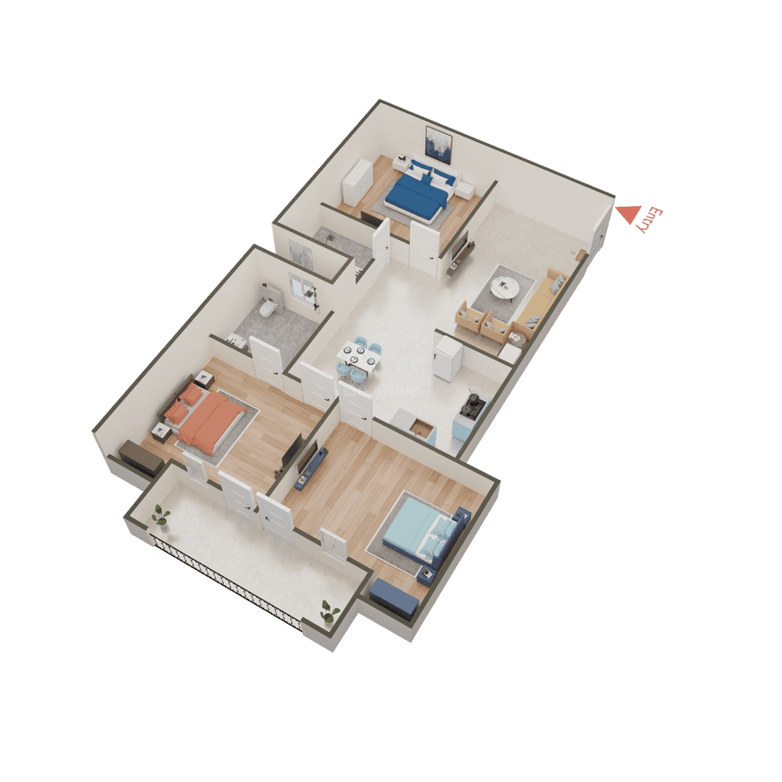 Trivor Urbania Luxury Apartment - Image 24