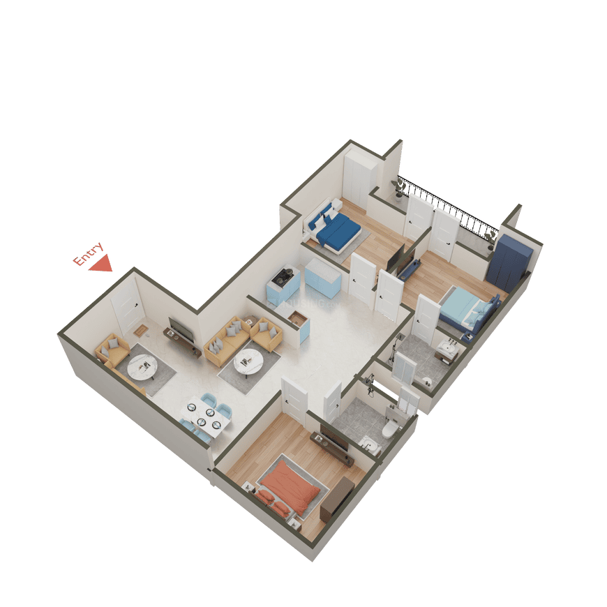 Trivor Aspire Apartment - Image 34