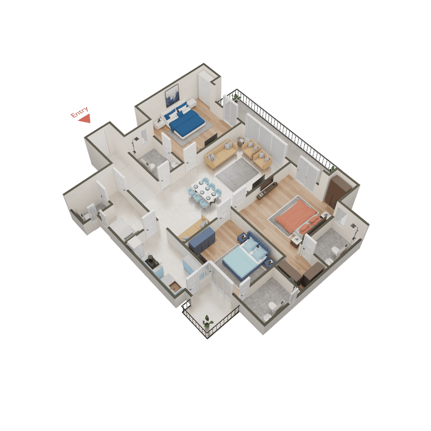 Ajnara Klock Tower - Image 60