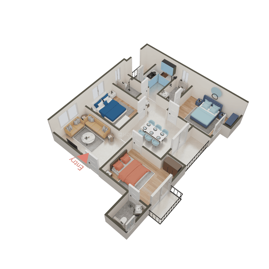 Sun Affordable Flats - Image 79