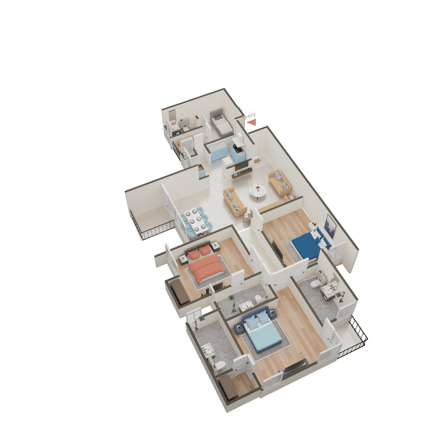 Jaypee Kensington Park Apartments - Image 41