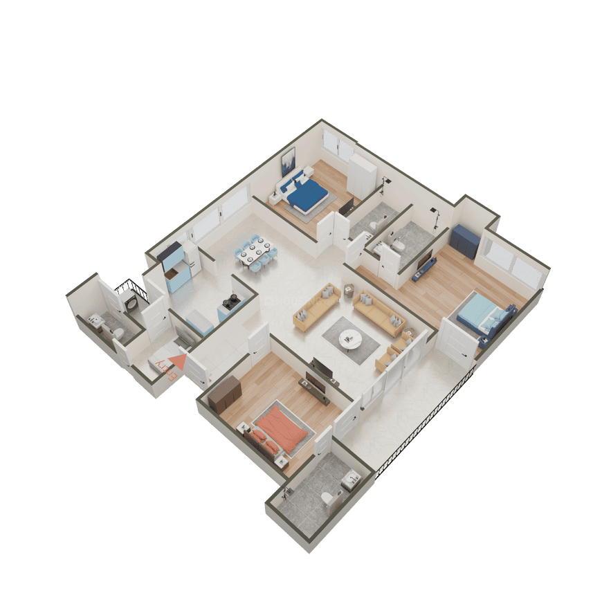 Jaypee Kensington Park Apartments - Image 57