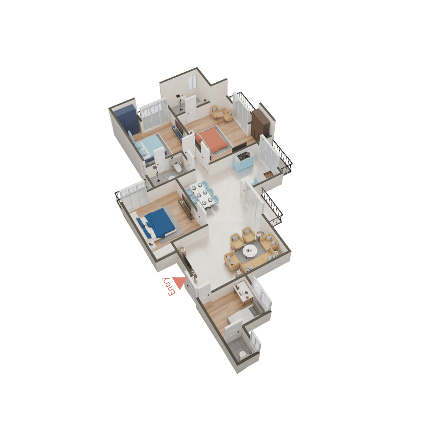 Amrapali Princely Estate - Image 74