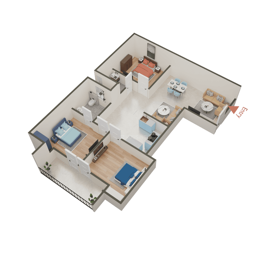 Trivor Aspire Apartment - Image 32