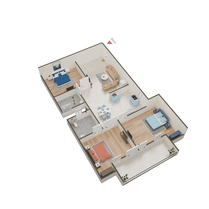 Trivor Aspire Apartment - Image 27