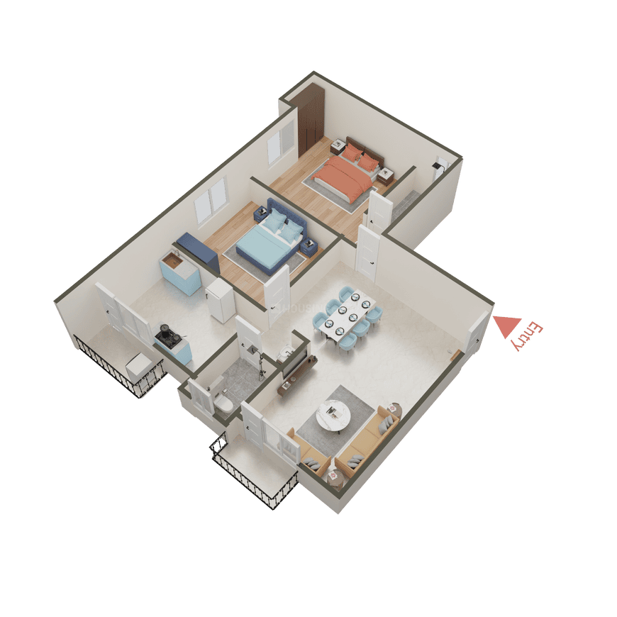 Sun Affordable Flats - Image 55