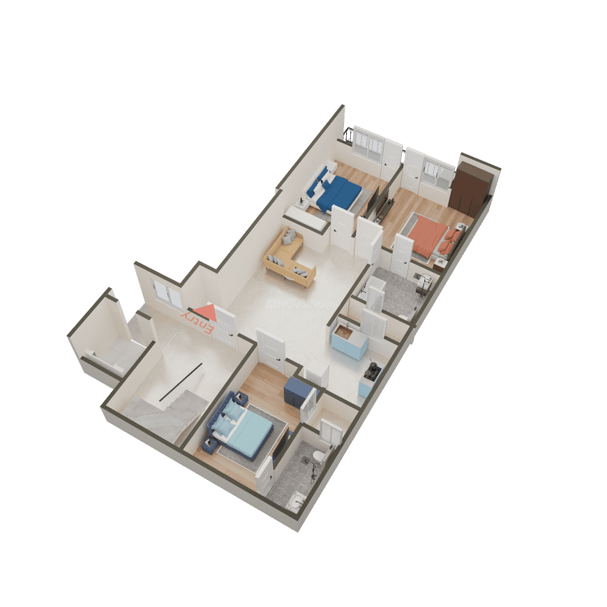 D S Metro View Apartment - Image 29