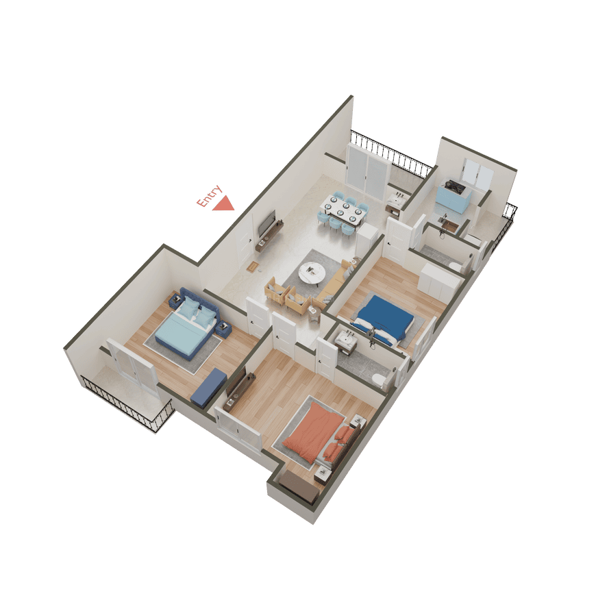 Sun Affordable Flats - Image 82