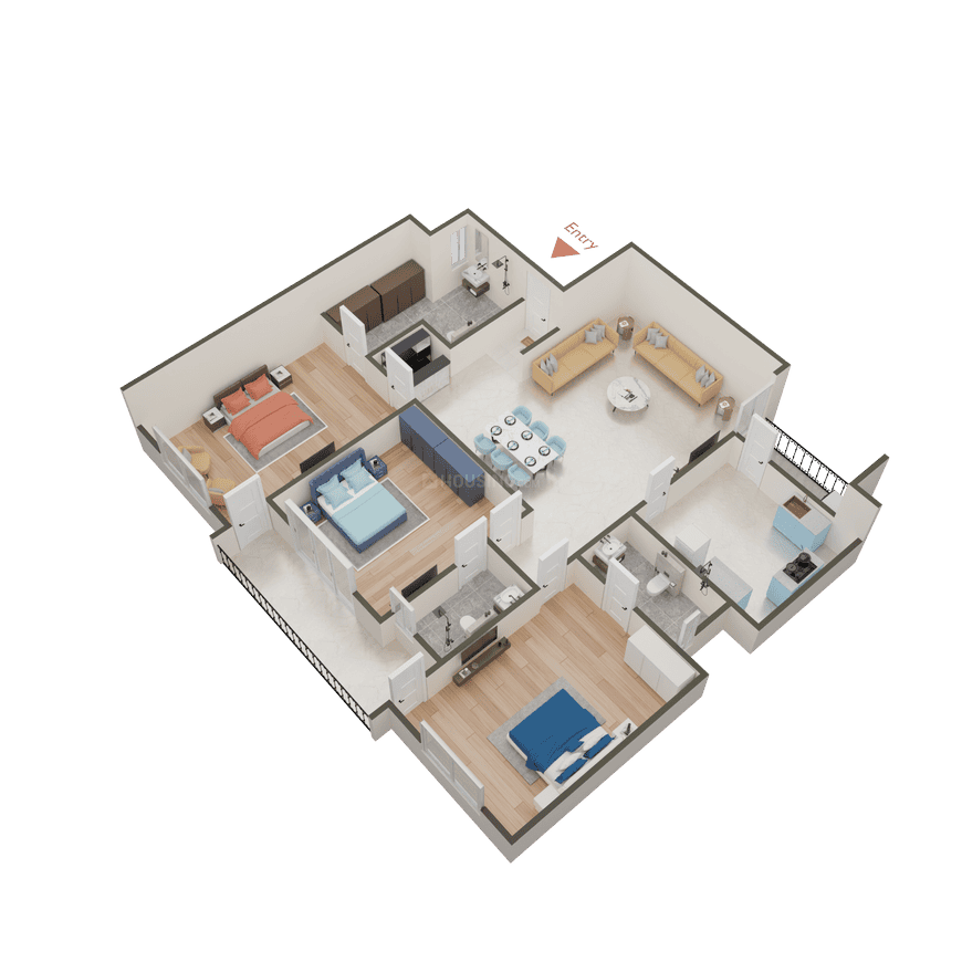 Gem Neelam Apartment - Image 15