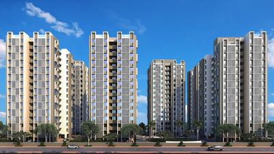 Gallery Cover Image of 1500 Sq.ft 3 BHK Apartment for buy in Deep Satyadeep Heights, Makarba for 9000000