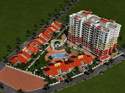 Gallery Cover Image of 2250 Sq.ft 4 BHK Apartment for buy in Aswani Rosary, Ghorpadi for 21000000