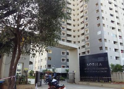 Gallery Cover Image of 1500 Sq.ft 3 BHK Apartment for rent in Sobha Garrison, Nagasandra for 24000
