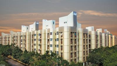Gallery Cover Image of 1305 Sq.ft 2 BHK Apartment for buy in Bakeri Smarana Apartments, Vejalpur for 4400000