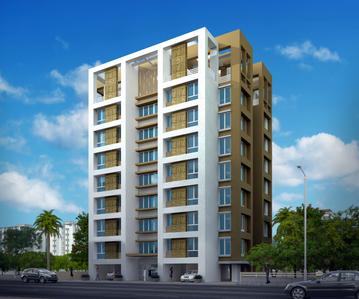 Gallery Cover Image of 759 Sq.ft 2 BHK Apartment for rent in Vatika Building E, Thane West for 27000