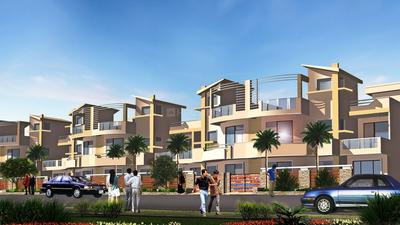 Gallery Cover Image of 2250 Sq.ft 4 BHK Independent Floor for rent in SS Aaron Ville, Sector 48 for 31000