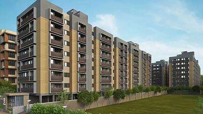 Gallery Cover Image of 1049 Sq.ft 2 BHK Apartment for buy in Bakeri Shaunak, Juhapura for 3665000