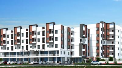 Gallery Cover Image of 1015 Sq.ft 2 BHK Apartment for buy in Solitaire Swamy, Sanath Nagar for 7500000
