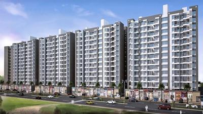 Gallery Cover Image of 718 Sq.ft 2 BHK Apartment for buy in Mantra Residency, Chimbali for 3400000
