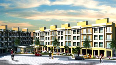 Gallery Cover Image of 850 Sq.ft 2 BHK Apartment for rent in Commanders’ Renaissance, Koproli for 7000