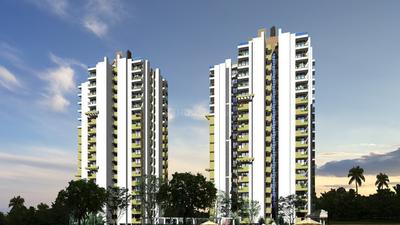 Gallery Cover Image of 1200 Sq.ft 2 BHK Apartment for rent in Paramount Symphony, Crossings Republik for 8000