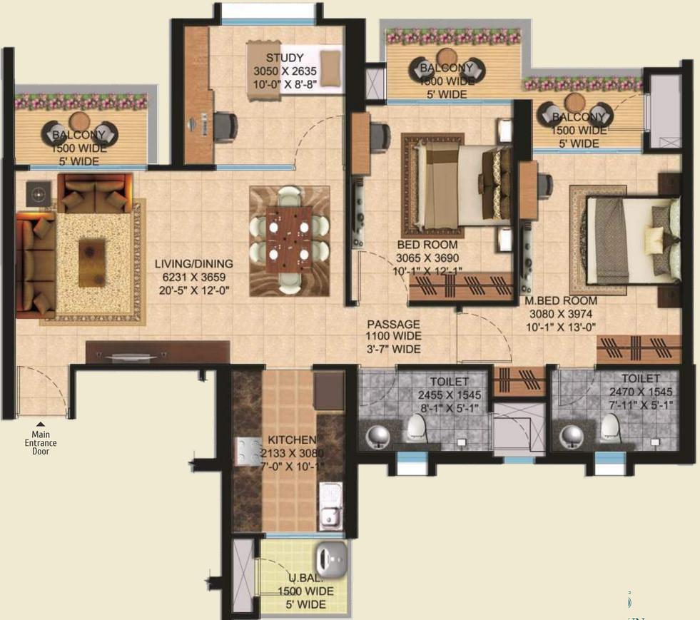 Mahagun Mirabella in Sector 79 Price, Reviews & Floor Plan
