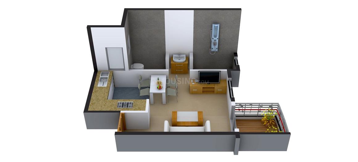 1 RK Studio Apartment