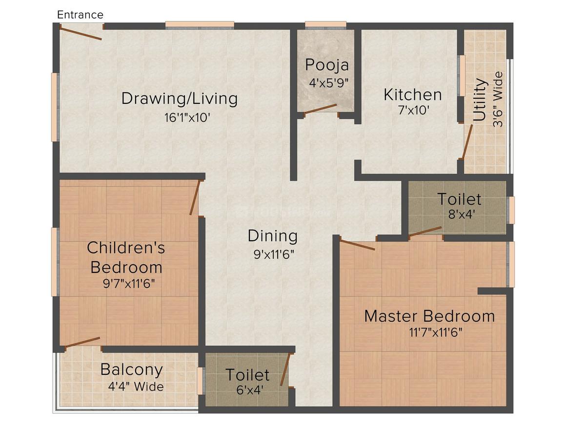 2 BHK Apartment