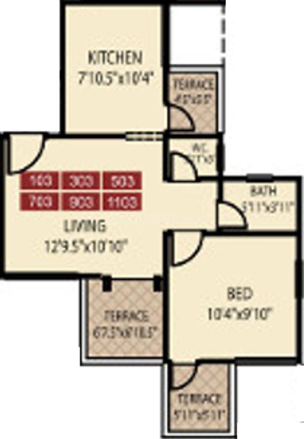 1 BHK Apartment