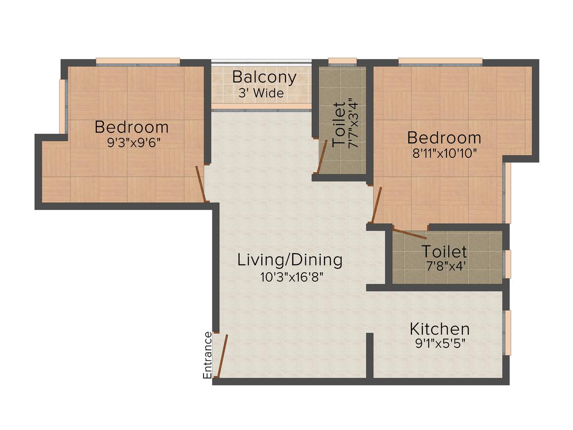 2 BHK Apartment