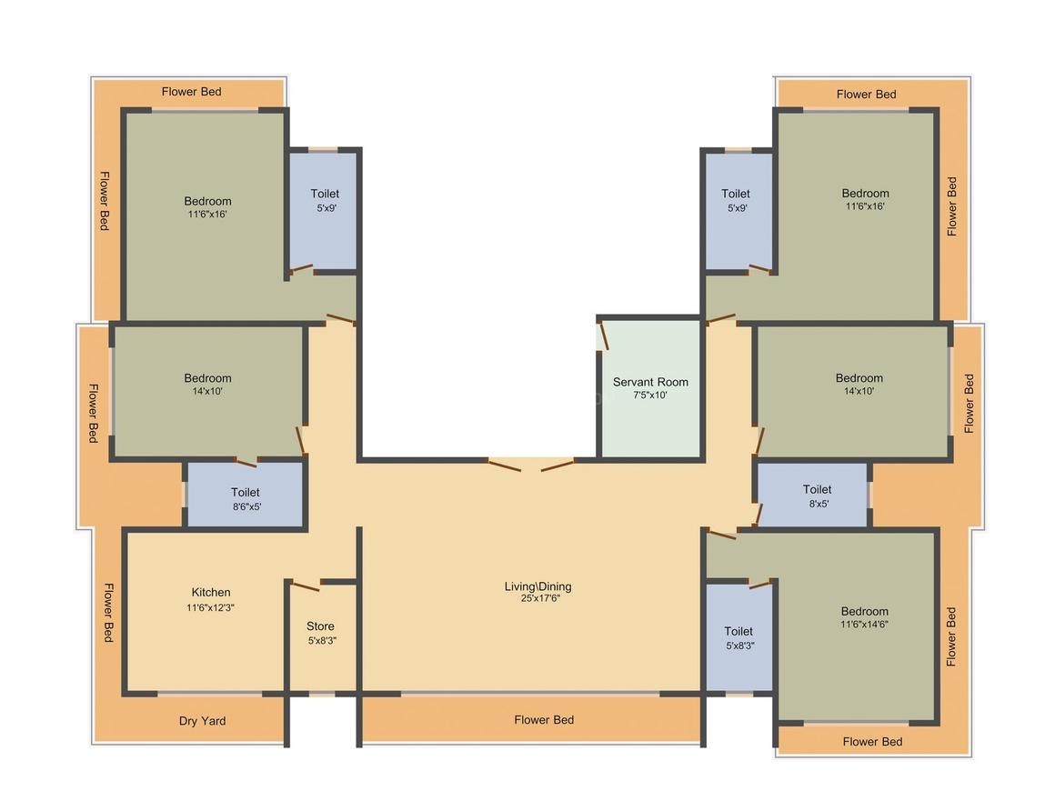 5 BHK Apartment