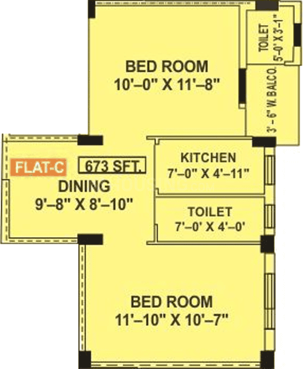 2 BHK Apartment