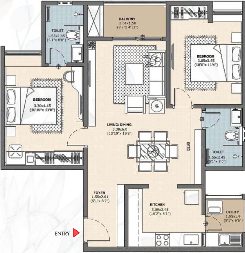 2 BHK Apartment
