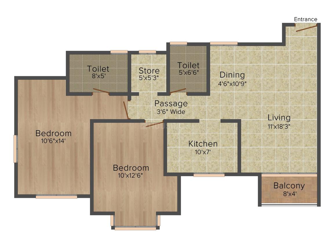 2 BHK Apartment
