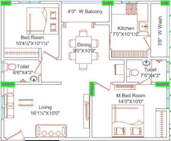 RRR Residency in Chandanagar, Hyderabad - Price, Reviews & Floor Plan