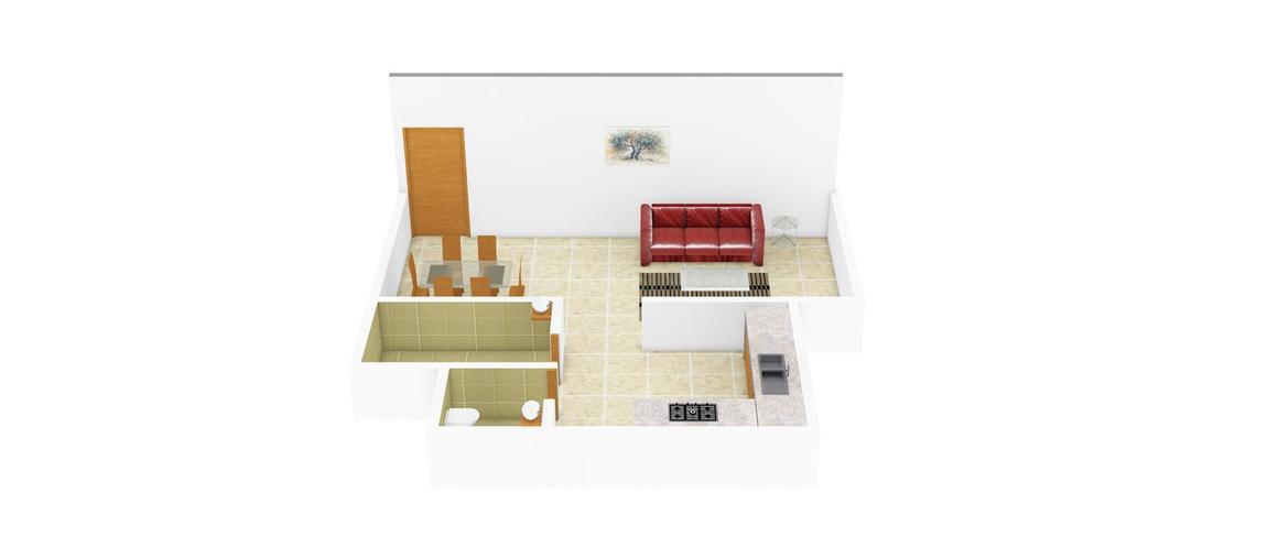 1 RK Apartment