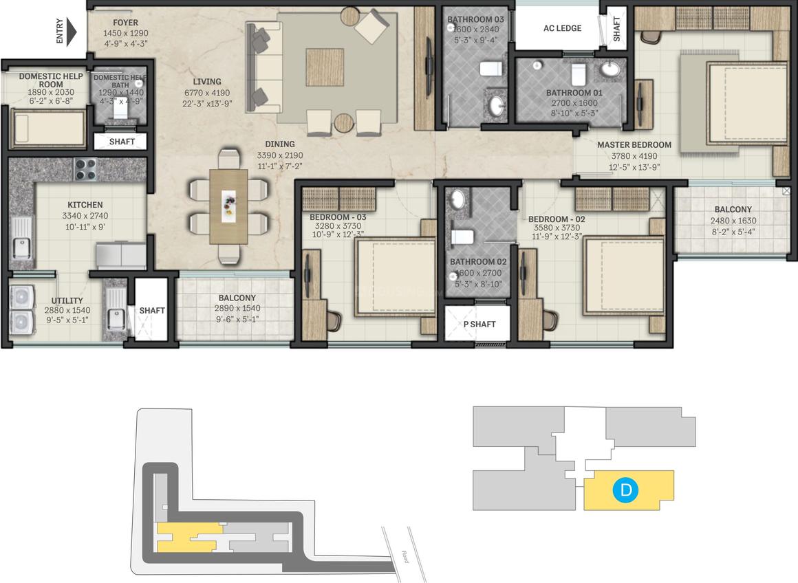 3 BHK Apartment